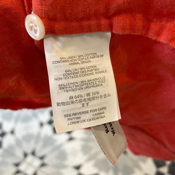 J Crew Linen ‘Perfect Shirt’ - Picture 11 of 11